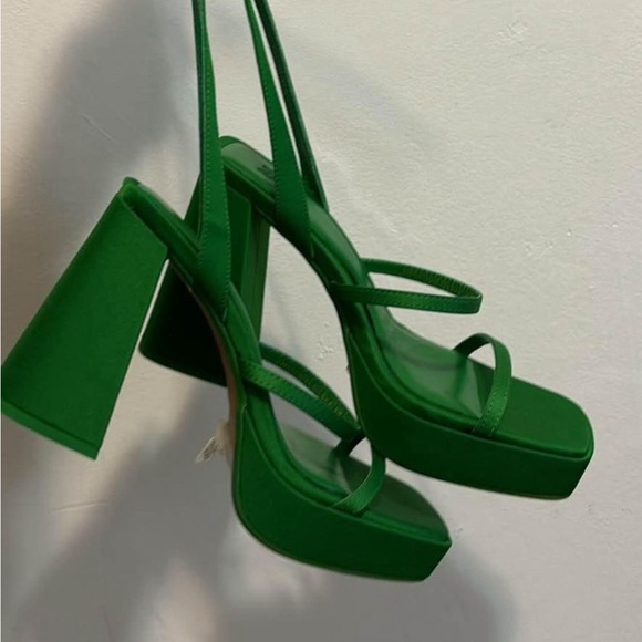 Block heel platform sandals - Picture 3 of 3